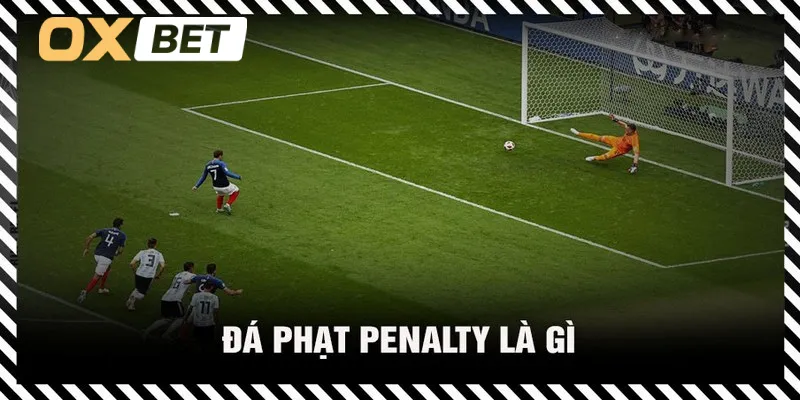 Penalty được thực hiện bởi một cầu thủ độc lập đối mặt với thủ môn phòng ngự